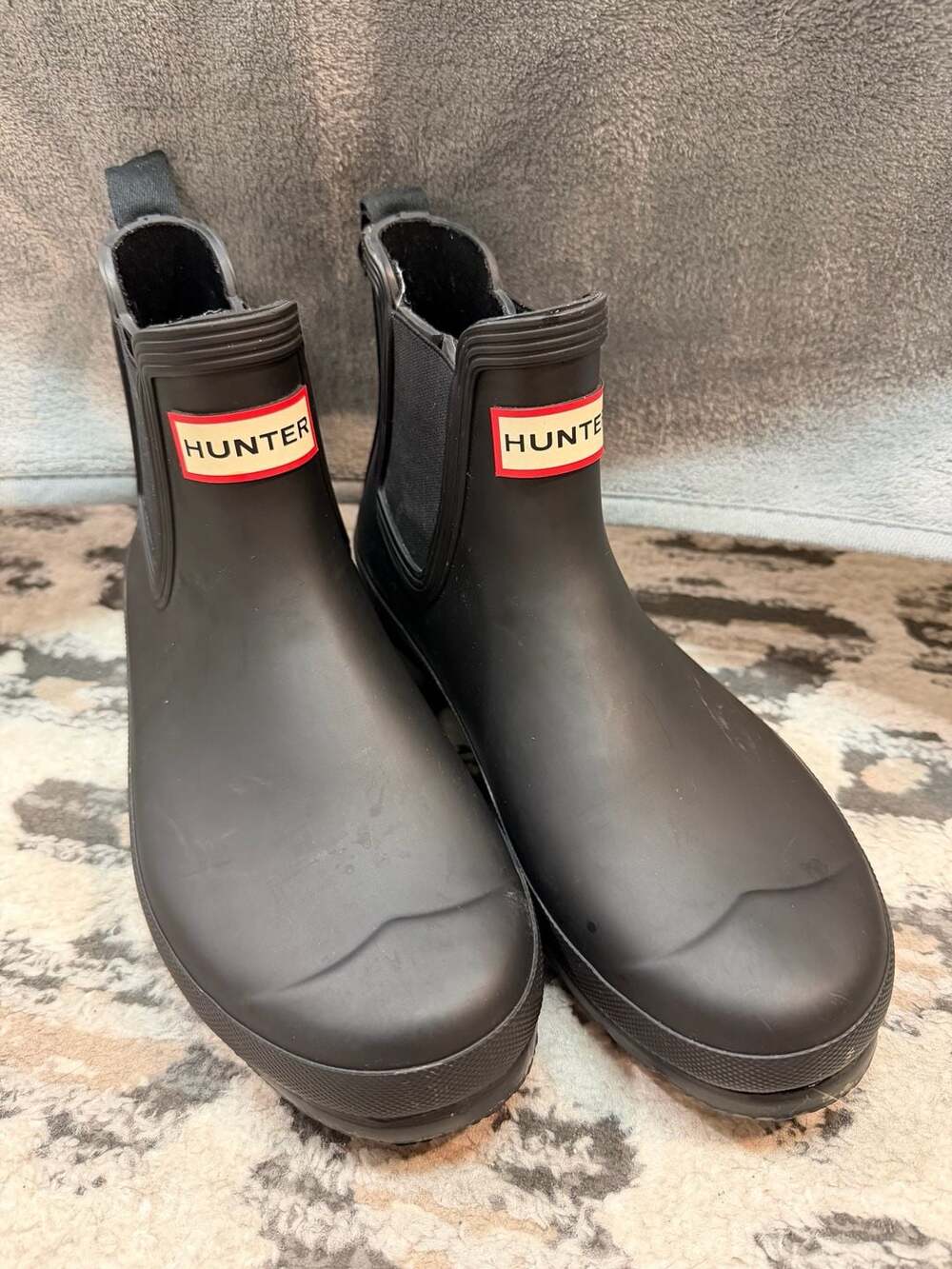Hunter Original Chelsea Rain Boots Black US 7 WFS2006RMA